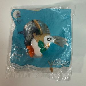 Brand New Pokémon Rowlet Toy and Pikipek Card - Sealed McDonald’s Toy